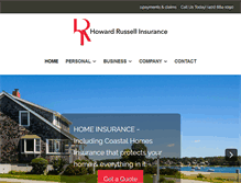 Tablet Screenshot of howardrussellinsurance.com